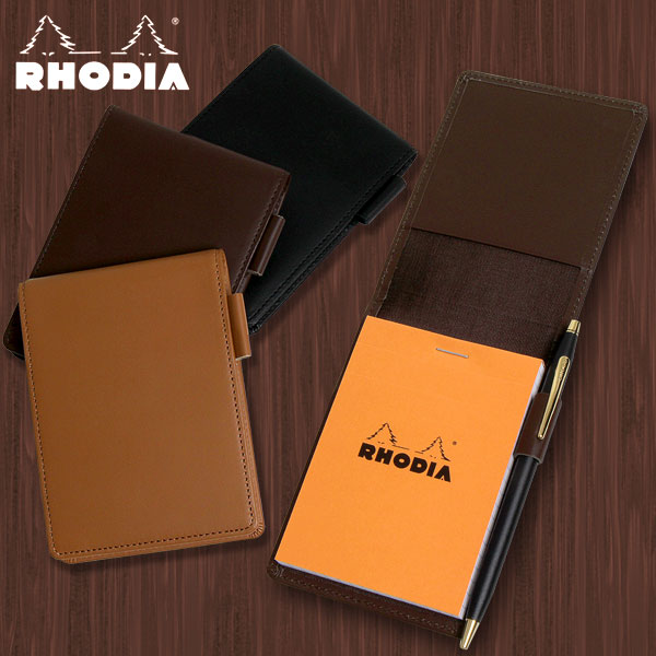 男性に贈る ボールペンとメモ帳＆本革製メモカバーのギフトセット