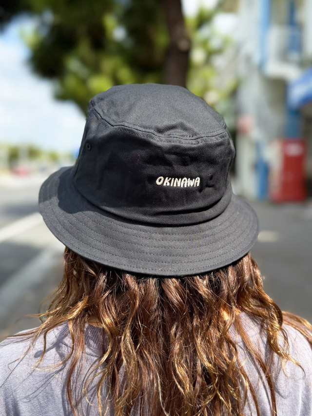 バケハ》639C アイルのロゴマークとokinawaの刺繍バケットハット