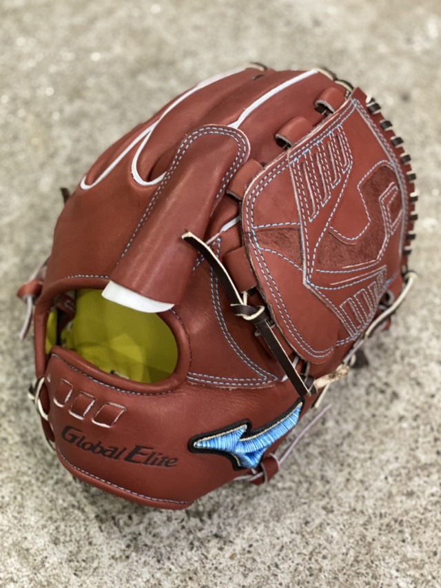 ミズノプロ オーダー投手用 ダイバーシティブルー 値下げコメント相談