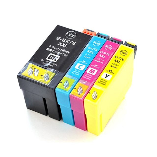 EPSON(エプソン)互換インクカートリッジ IC4CL76 (地球儀 インク) 4色