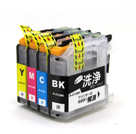 Brother(ブラザー)洗浄カートリッジ LC213-4PK 4色パック洗浄液