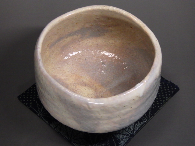 故 渋谷泥詩（萩焼窯変抹茶茶碗）