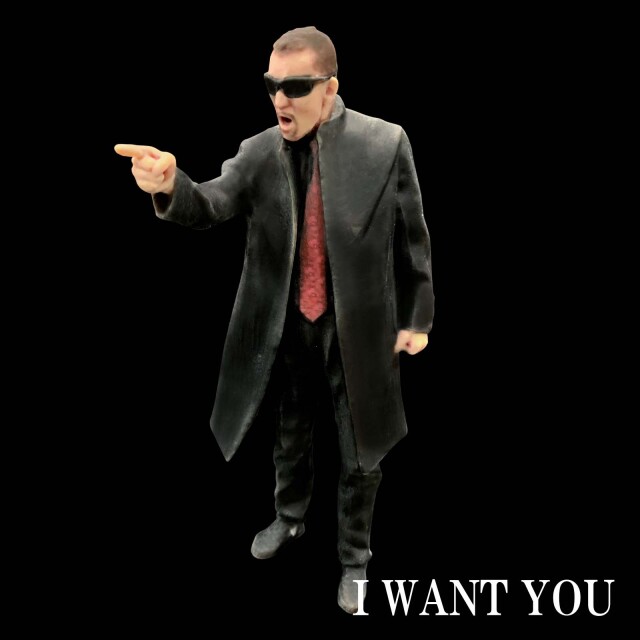 蝶野正洋 3Dフィギュア