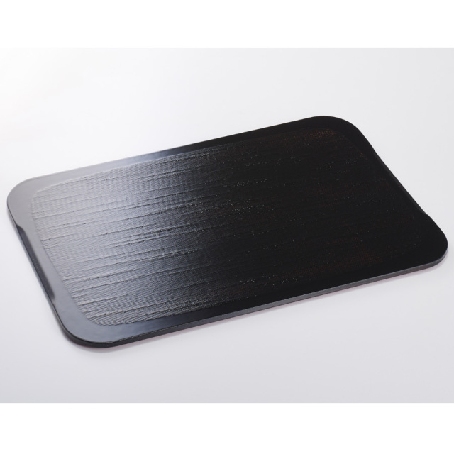 ランチョンマット 両折 折敷 溜/黒 12-09503/09504 漆器の井助