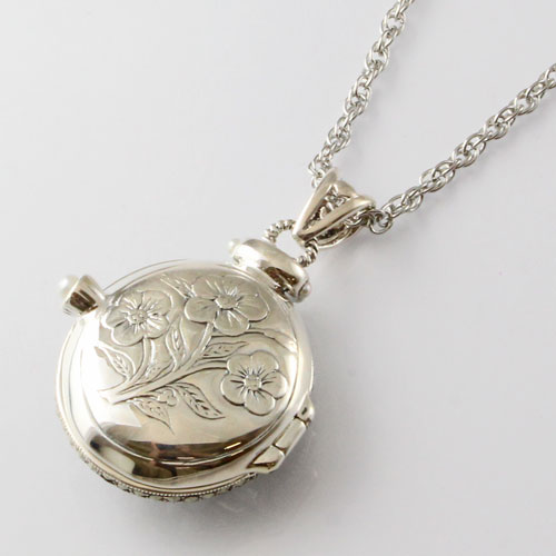 送料無料】【日本製】ロケットペンダント シルバー/SV925 アンティーク