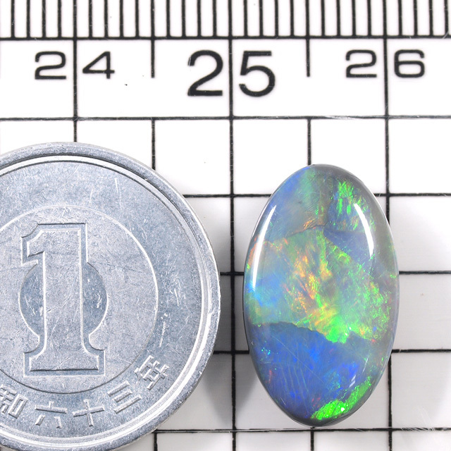 ブラック・オパール ルース (裸石) 4.287ct 【 07月29日の誕生日石、10