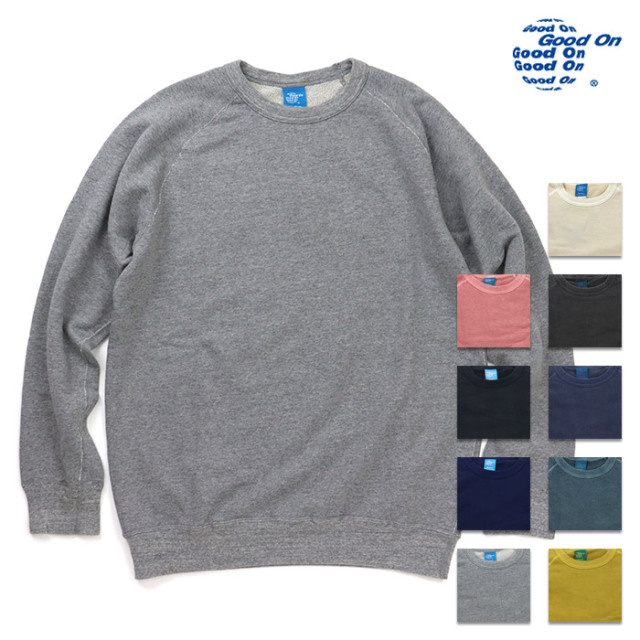 Good On グッドオン スウェット RAGLAN CREW SWEAT ラグランクルー