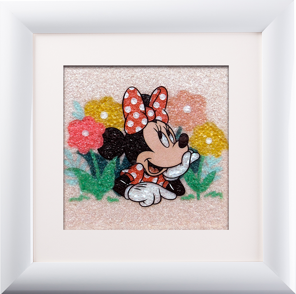 ジュエリー絵画® ディズニー 「ミニーマウス 1」（SSサイズ）