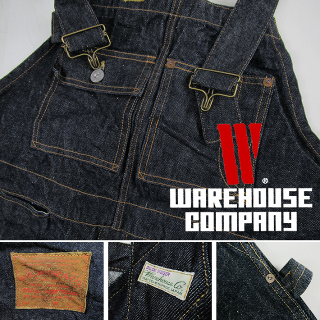 WAREHOUSE ウエアハウス ダックディガー DD-1006XX No.1 Denim Overall
