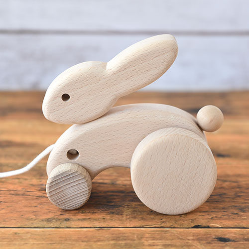 プルトイ・ウサギ 若林 孝典｜木のおもちゃ KURABOKKO