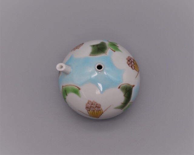 水滴 椿（水色・黄・ピンク） [ 九谷極彩×色絵九谷 遊 ]