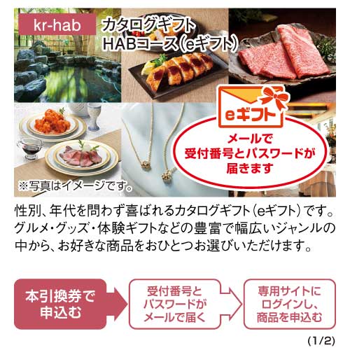 パネもく！】カタログギフト HABコース（eギフト） - 景品パーク