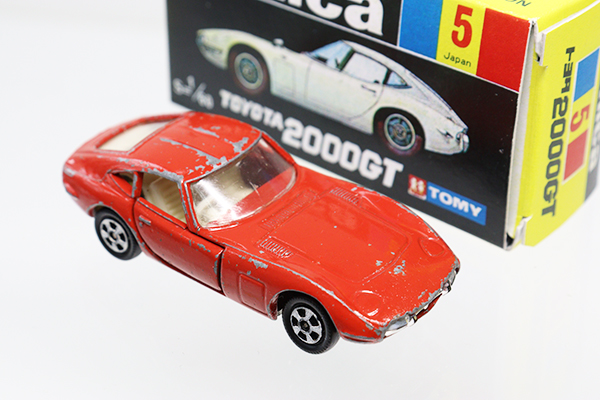 ミニカーショップ ケンボックス トミカ 黒箱☆5☆トヨタ2000GT(赤)(1A