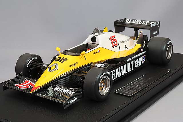 EXOTO 1/18 ルノー RE20 ターボ 1980 F1 フランスGP #16 R.アルヌー