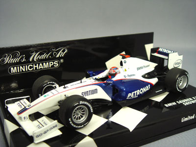 ミニチャンプス 1/43 BMW ザウバー ペトロナス 2009 F1 ショーカー #6