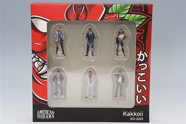 Tarmac x アメリカンジオラマ 1/64 フィギュア ビキニ カーウォッシュ