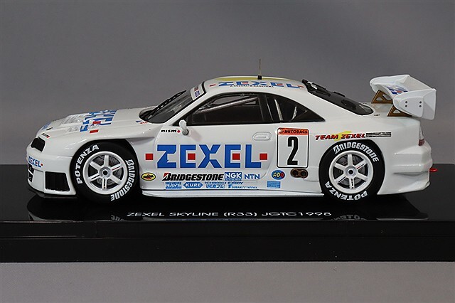 エブロ 1/43 ゼクセル スカイライン R33 1998 JGTC GT500 #2 鈴木