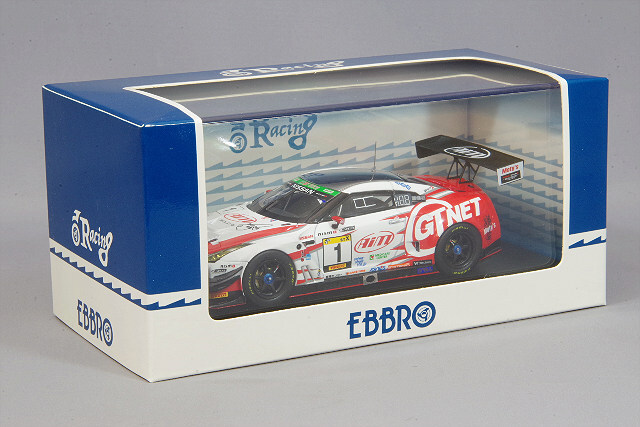 エブロ 1/43 GTNET GT3 GT-R 2019 スーパー耐久 富士 24H ウィナー #1