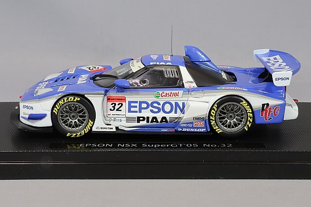 エブロ 1/43 エプソン NSX 2005 スーパーGT GT500 #32 松田次生/A