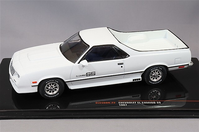 イクソ 1/43 シボレー エルカミーノ SS 1987 ホワイト