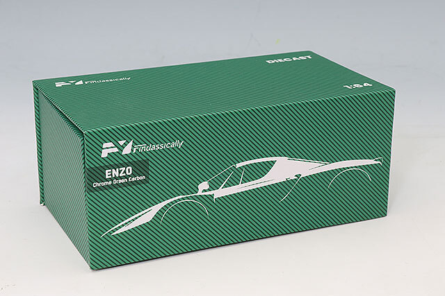 Finclassically 1/64 フェラーリ エンツォ クロームカーボングリーン
