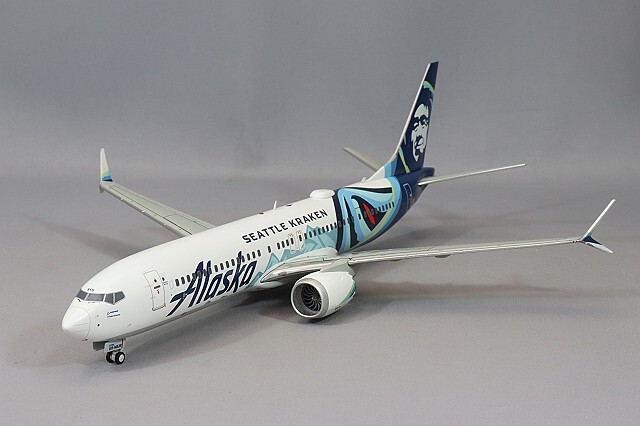 ジェミニ200 1/200 ボーイング 737 MAX 9 アラスカ航空 Seattle Kraken