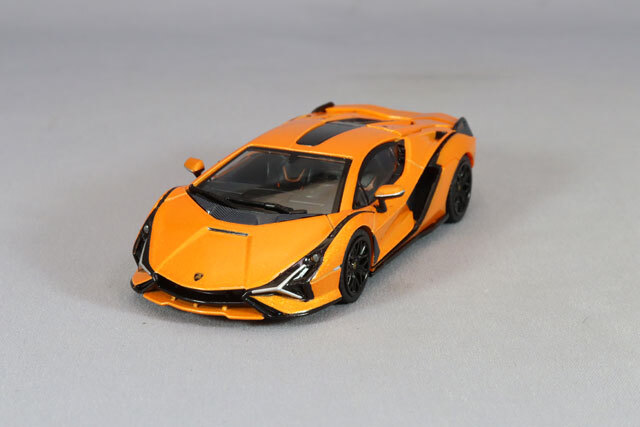 HUNG HING TOYS 1/64 ランボルギーニ シアン FKP 37 オレンジ
