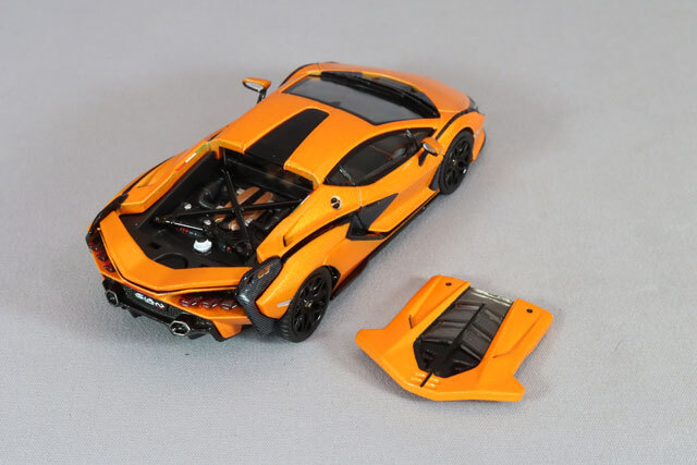 HUNG HING TOYS 1/64 ランボルギーニ シアン FKP 37 オレンジ