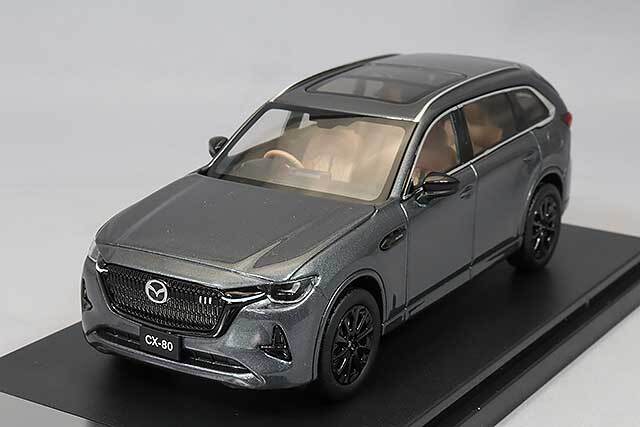 ハイストーリー 1/43 マツダ CX-80 2024 マシーングレープレミアム