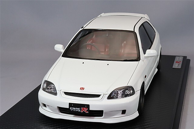 イグニッションモデル 1/18 ホンダ シビック (EK9) タイプR ホワイト