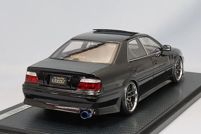 イグニッションモデル 1/18 VERTEX JZX100 チェイサー ブラック/WORK