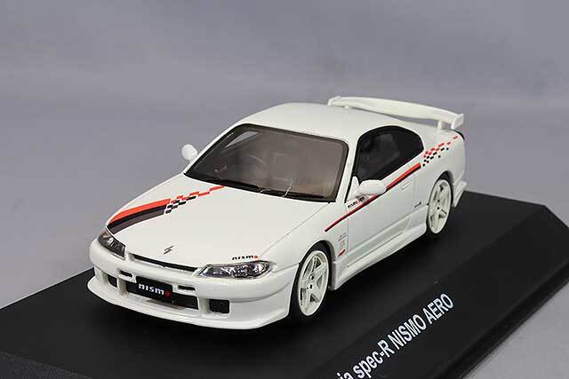 京商 1/43 日産 シルビア S15 スペックR ニスモ エアロ ホワイト