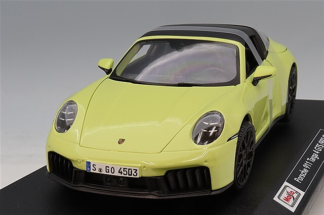 マイスト 1/18 ポルシェ 911 タルガ 4 GTS (992.2) イエロー