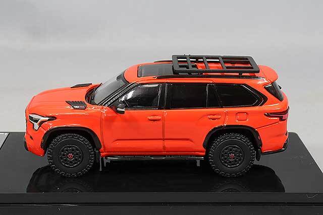 GCD 1/64 トヨタ セコイア TRD PRO 左ハンドル オレンジ
