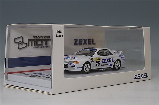 京商 1/64 ゼクセル スカイライン GT-R (R32) Gr.A 1991 #25 LED搭載