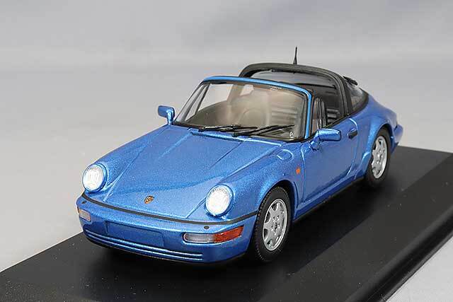 マキシチャンプス 1/43 ポルシェ 911 タルガ (964) 1991 ブルーメタリック