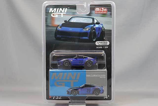 Mijo特注】 TSM ミニGT 1/64 日産 Z LB-NATION WORKS セイランブルー