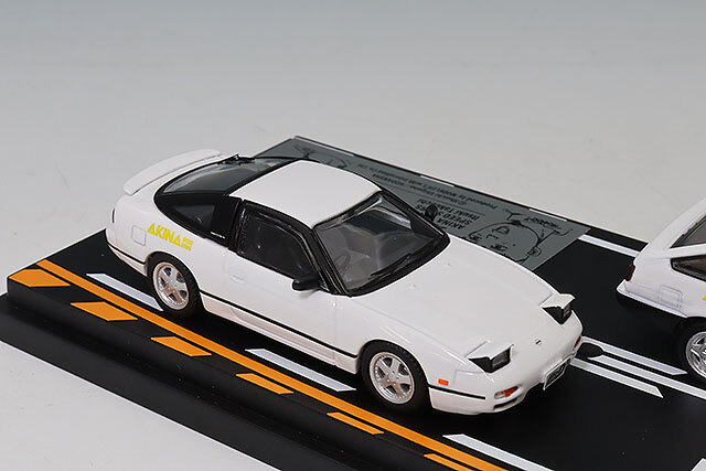 モデラーズ 1/64 頭文字D セットVol.21 武内樹 レビン(AE85) & 健二 180SX