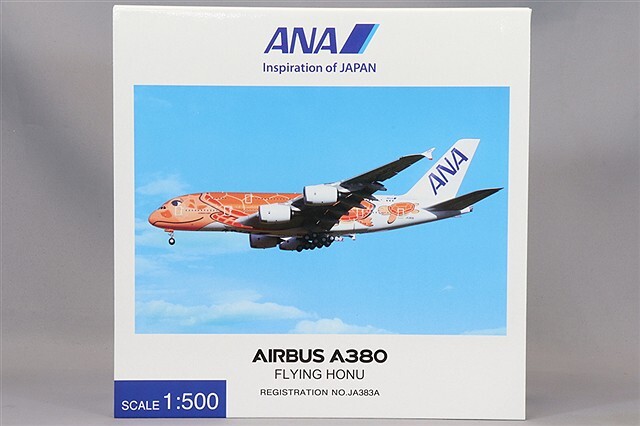 全日空商事 1/500 エアバス A380 ANA JA383A 