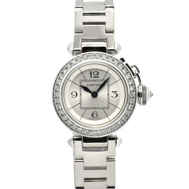 カルティエ CARTIER ミスパシャ ダイヤベゼル WJ124012 中古