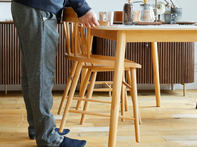 ダイニングチェア form（フォーム）115 ナチュラルタイプ｜北欧