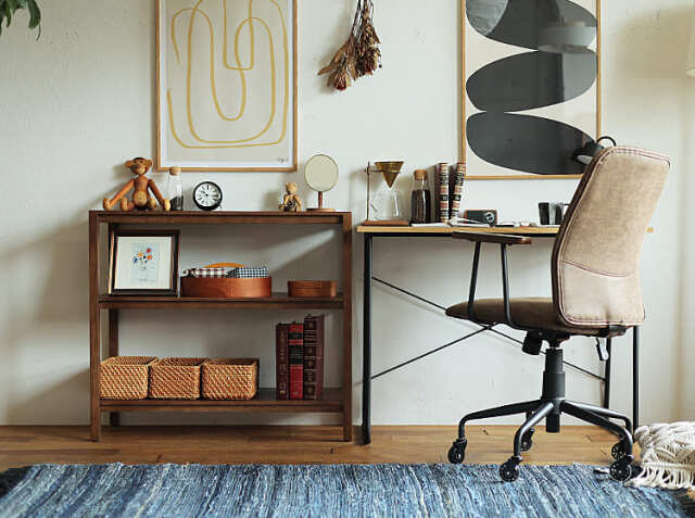 オープンシェルフ form（フォーム）ブラウン 90cm｜北欧・ヴィンテージ