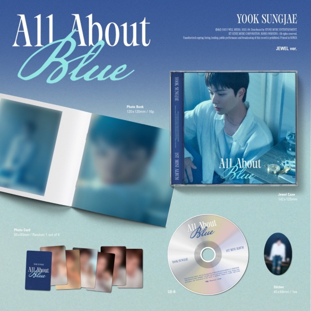 ユク・ソンジェ(BTOB) 1st Mini Album「All About Blue」【JEWEL Ver.】