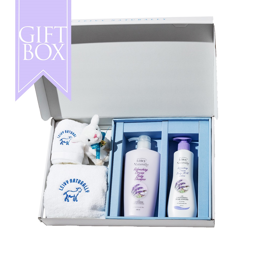 オリジナルギフトボックス ゴートミルクセット｜Leivy Naturally