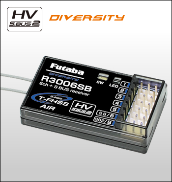 ☆FUTABA R3008SB-2.4G T-FHSS AIR 受信機ケースなし 【メール便可】
