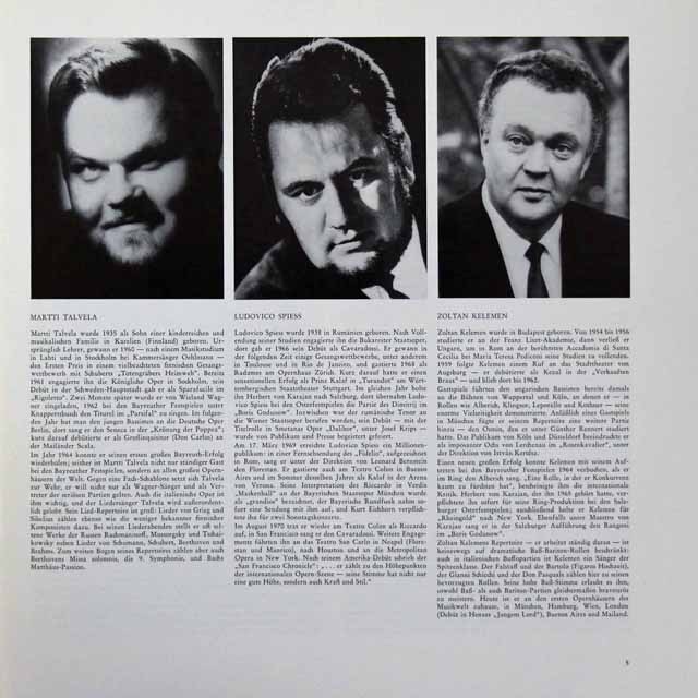 LP レコード カラヤンのムソルグスキー/「ボリス・ゴドゥノフ」 独