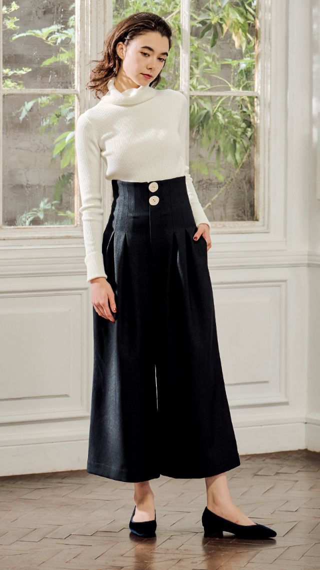 ハイウエストタックフレアパンツ｜JENNE(ジェンヌ)公式通販：パリ