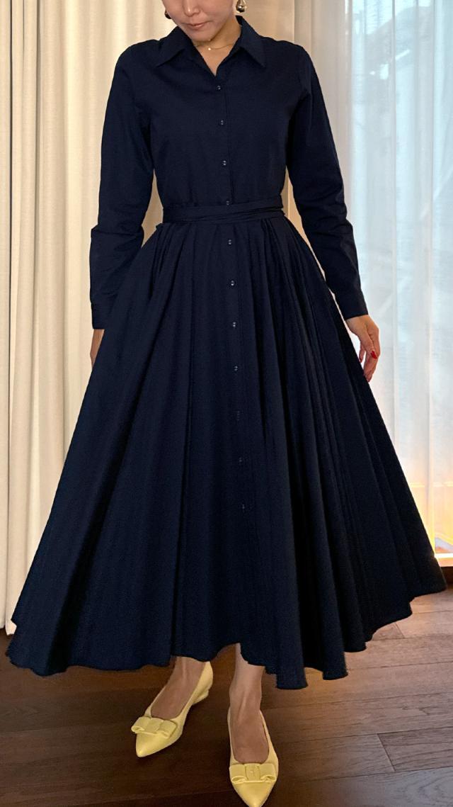 オードリールックエアリーワンピース・長袖｜JENNE(ジェンヌ)公式通販