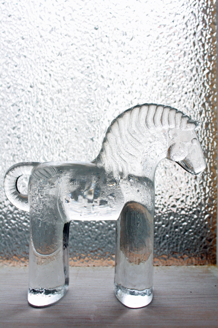 PetaPeta北欧雑貨ショップ＞＞BODA＞＞ガラスのフィギュア＞＞馬