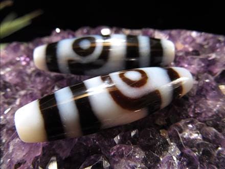 ◇高級白天珠◇希少品！◇至純天珠◇チベットに伝わる魔除け・厄除け